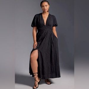 Anthropologie the Katarina Front Button Dress 1x